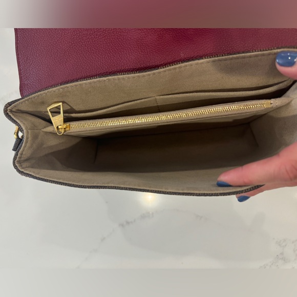 Louis Vuitton Clapton Brown and Purple Damier Ebene shoulder bag - Picture 11 of 13